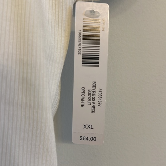 SOMA Body Short-Sleeve V-Neck Bodysuit XXL NWT - Picture 7 of 8